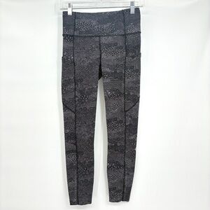 Lululemon Womens Fast & Free 7/8 Tight ll Nulux 25” Leggings Meisai Size 4?